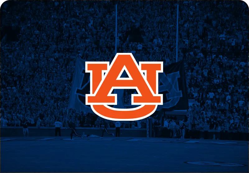 Auburn tailgate in Las Vegas artwork for Option 1